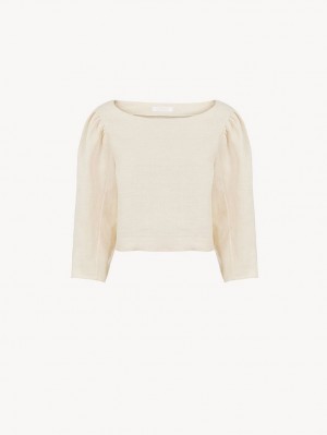 Chloe Balloon-sleeve Blast Vita | CHE-SR13883