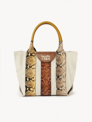 Chloe Laetizia Small Toteväska Bruna | CHE-SR14700