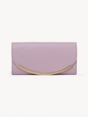 Chloe Lizzie Stor Plånbok Lavendel Vita | CHE-SR14920