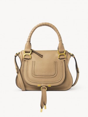 Chloe Marcie Small Double Carry Crossbody Väska Bruna | CHE-SR13468