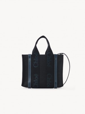 Chloe Small Woody Crossbody Väska Svarta Gröna | CHE-SR13570