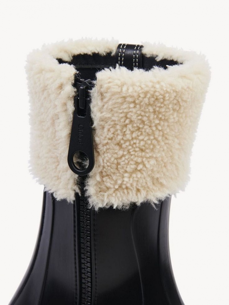 Chloe Betty Ankle Rain Stövletter Svarta | CHE-SR14217