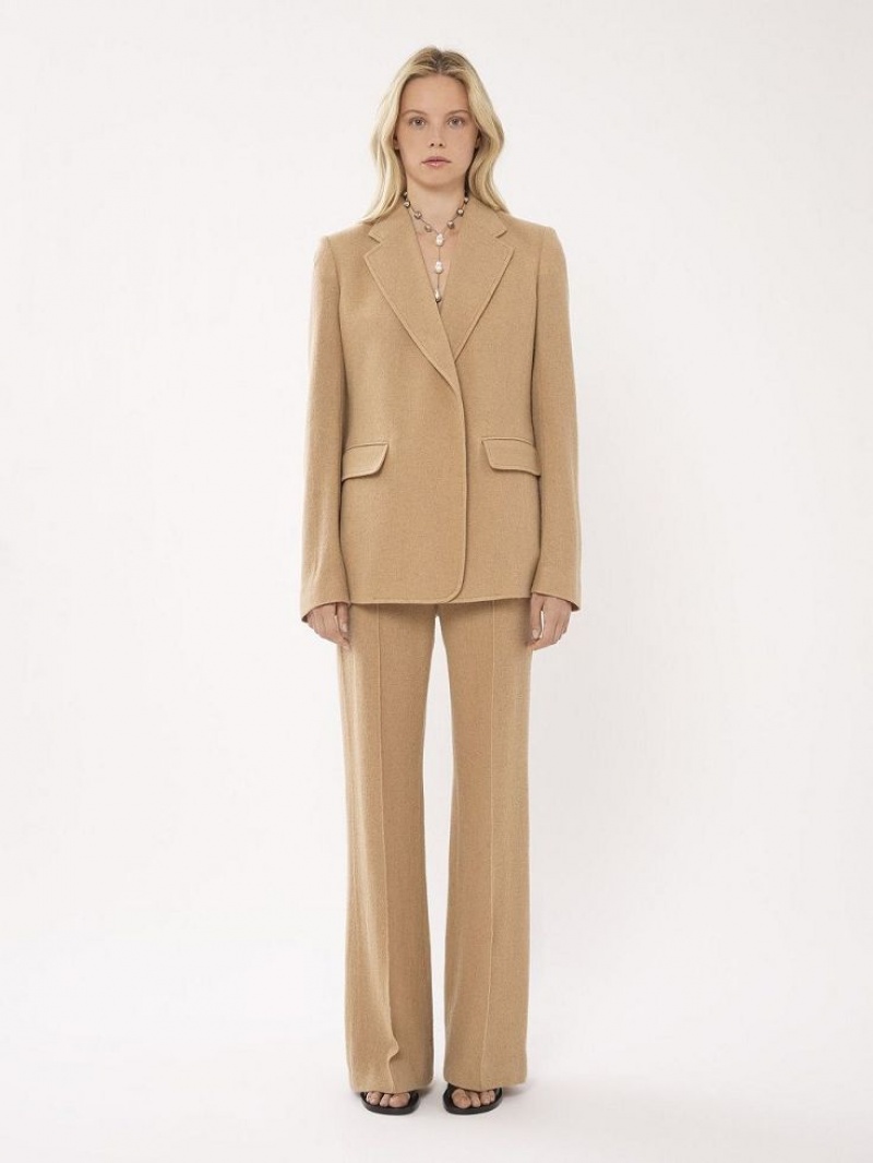 Chloe Buttonless Tailored Jackor Bruna | CHE-SR13770