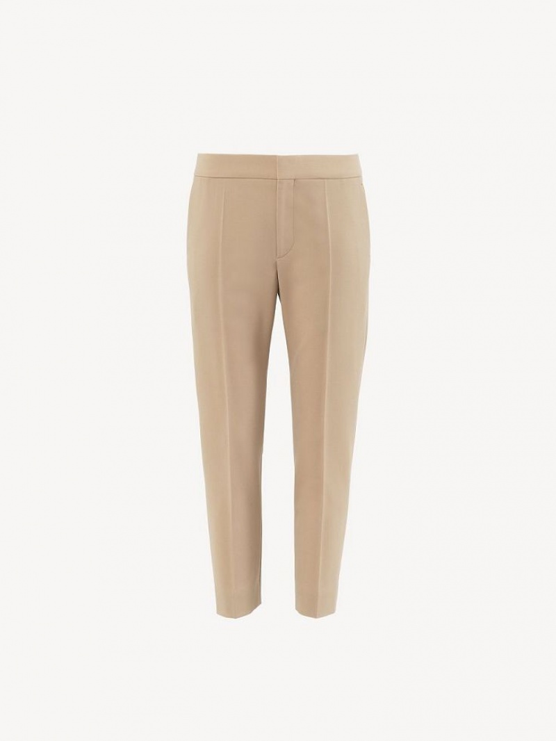 Chloe Cropped Byxor Bruna | CHE-SR14000