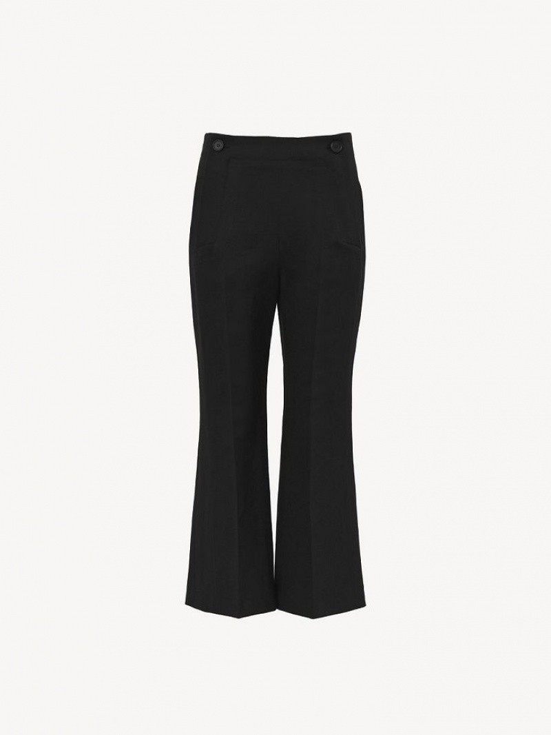 Chloe Cropped Sailor Kostym Svarta | CHE-SR14044