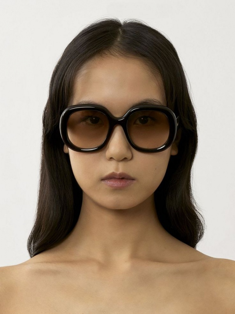 Chloe Gayia Solglasögon Svarta | CHE-SR14574