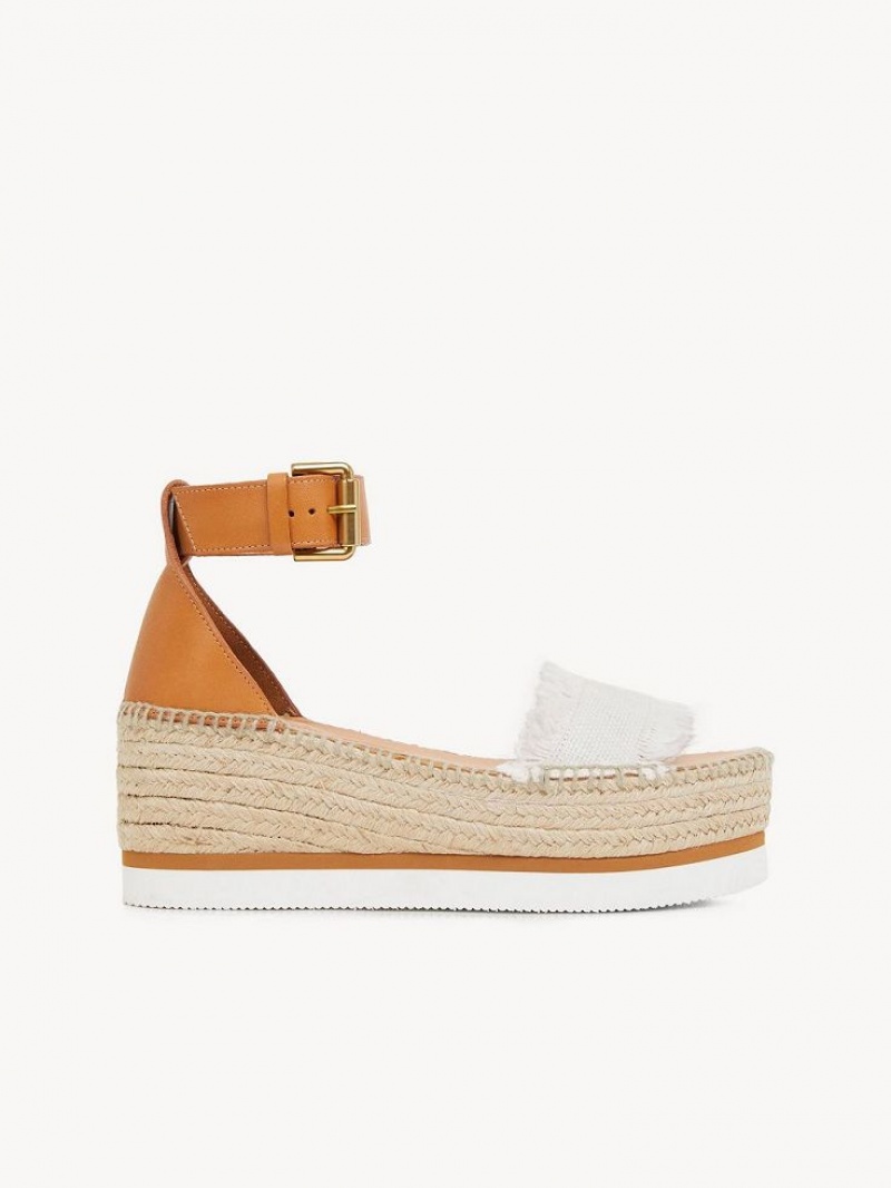 Chloe Glyn Platform Sandaler Vita | CHE-SR14826