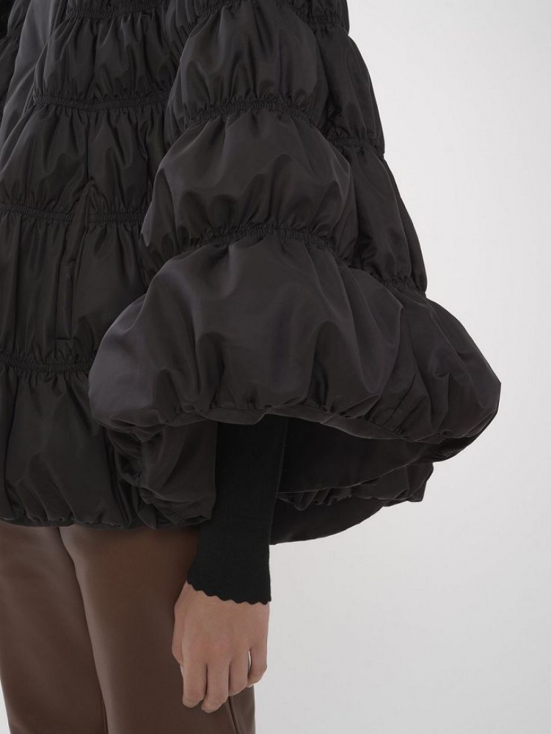 Chloe Korta Puffer Cape Rockar Svarta | CHE-SR13814