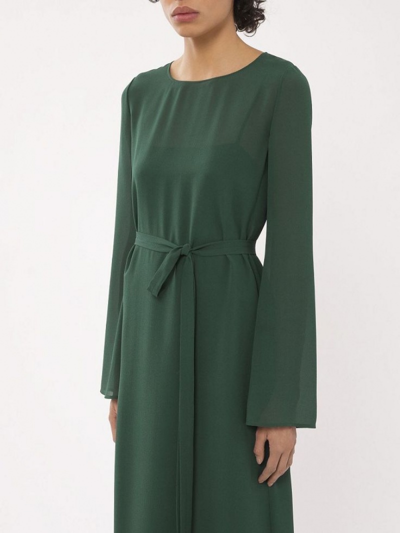 Chloe Long Tunic Klänning Mörkgröna | CHE-SR13864