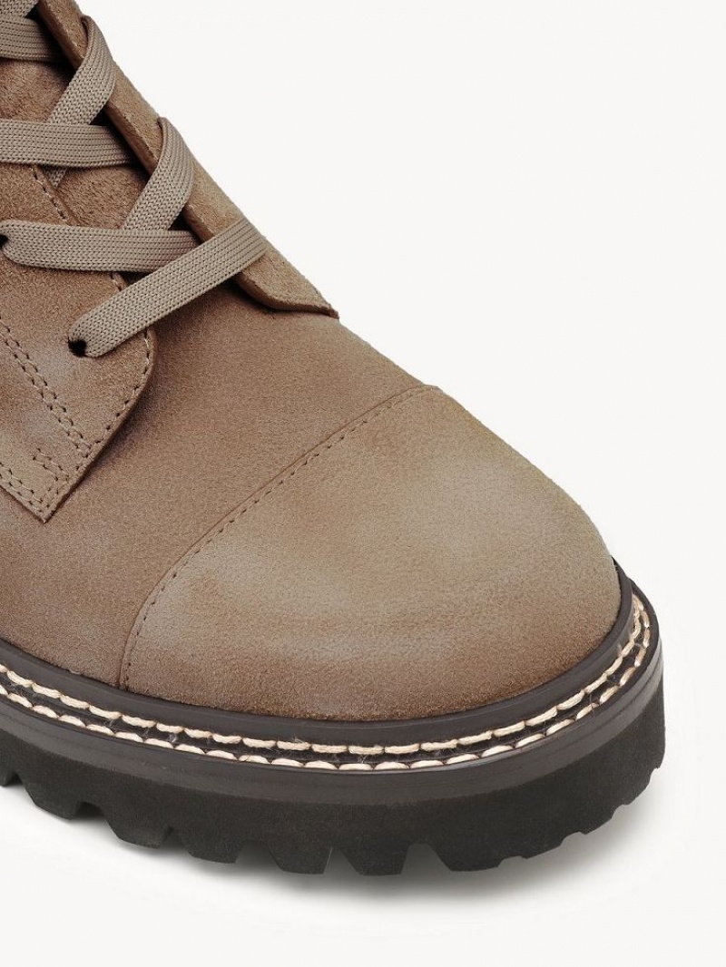 Chloe Mallory Stövletter Khaki | CHE-SR14864