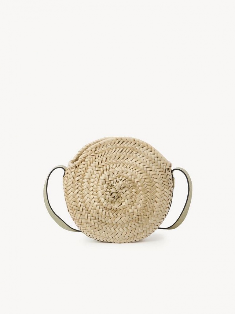 Chloe Marcie Basket Crossbody Väska Gröna | CHE-SR13486