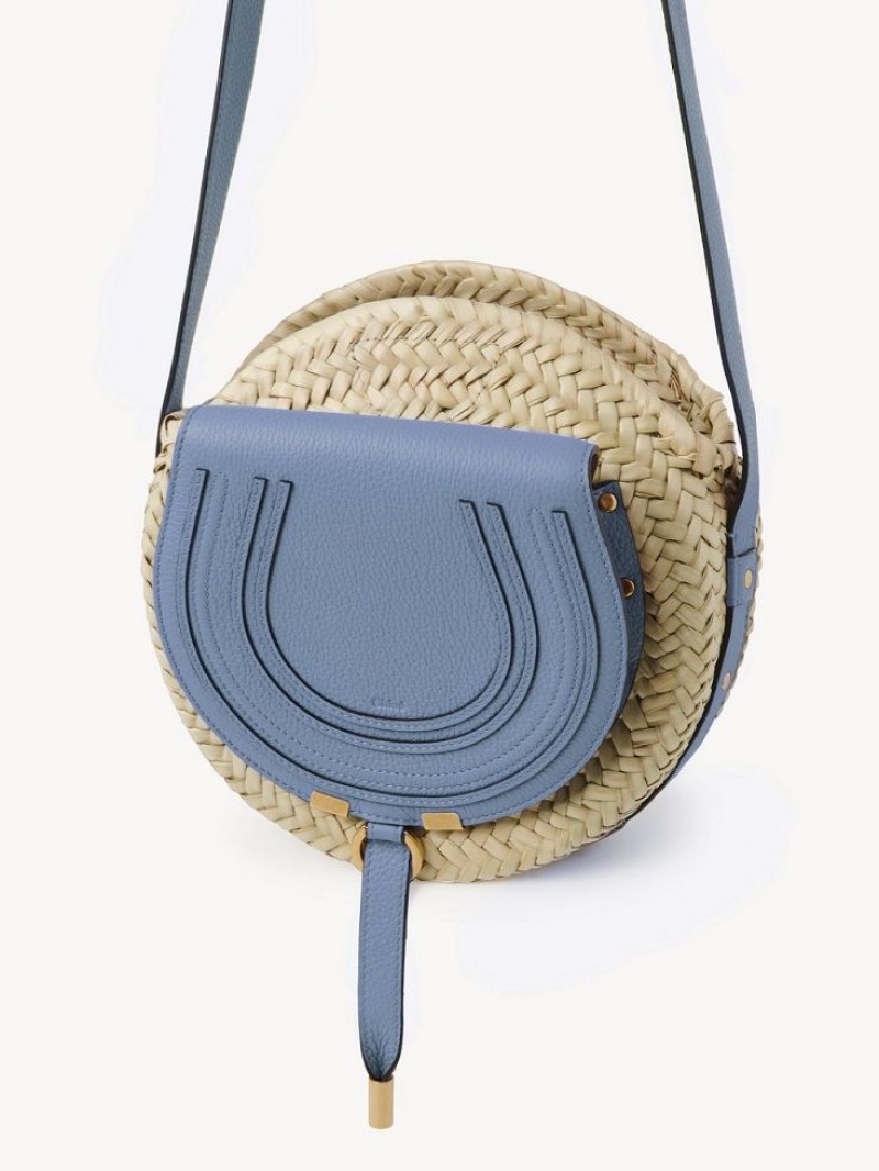 Chloe Marcie Basket Crossbody Väska Mörkblå | CHE-SR13477