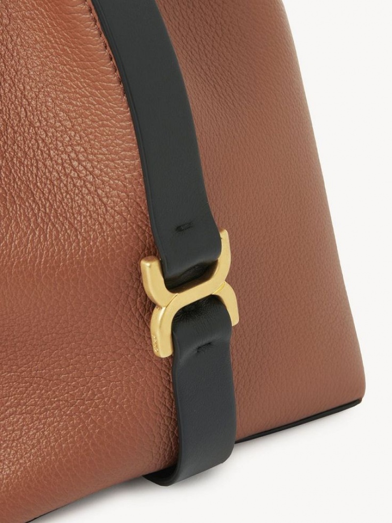 Chloe Marcie Bucket Crossbody Väska Bruna | CHE-SR13614