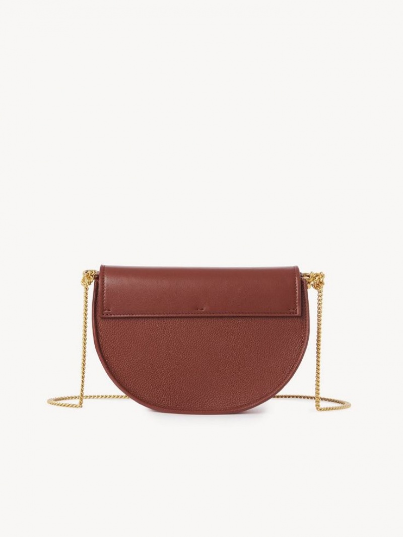 Chloe Marcie Chain Flap Crossbody Väska Bruna | CHE-SR13461