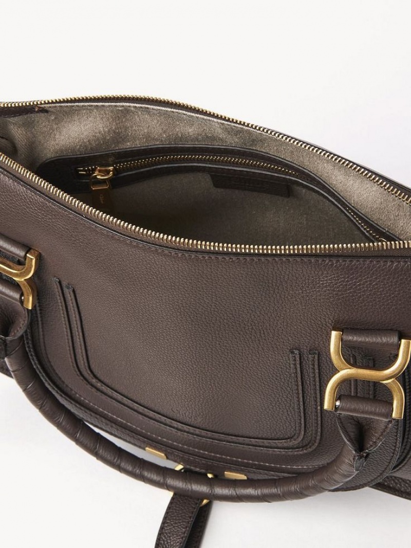 Chloe Marcie Double Carry Crossbody Väska Bruna | CHE-SR13493