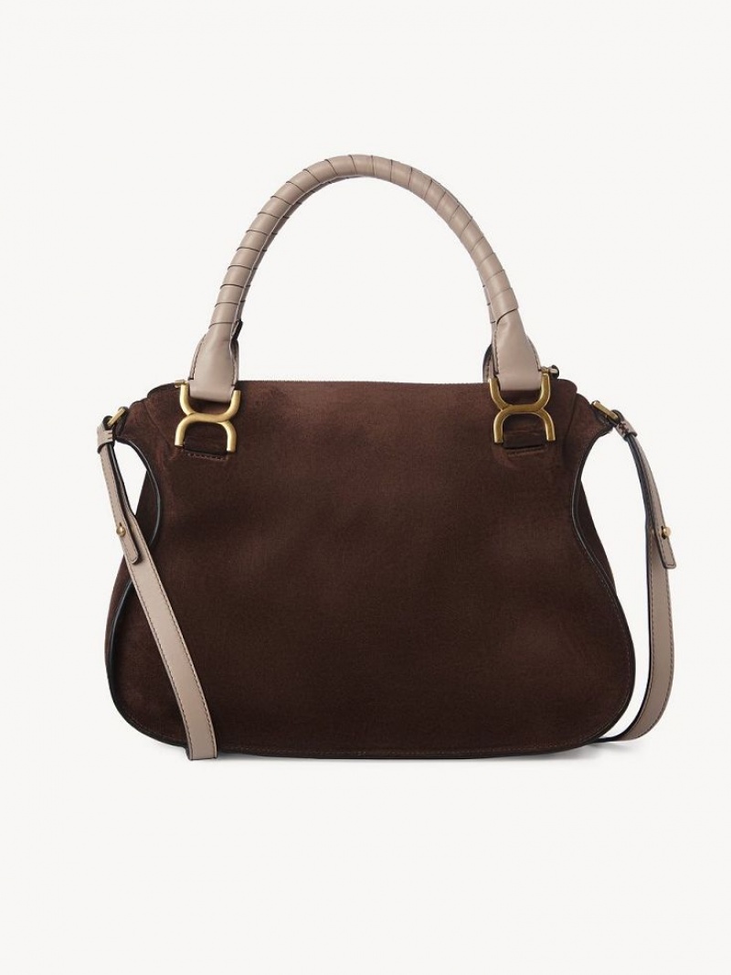 Chloe Marcie Double Carry Crossbody Väska Bruna | CHE-SR13505