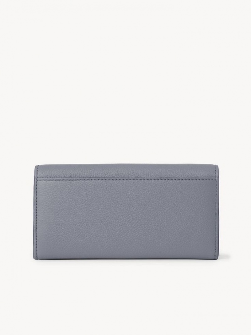 Chloe Marcie With Flap Stor Plånbok Blå | CHE-SR14302