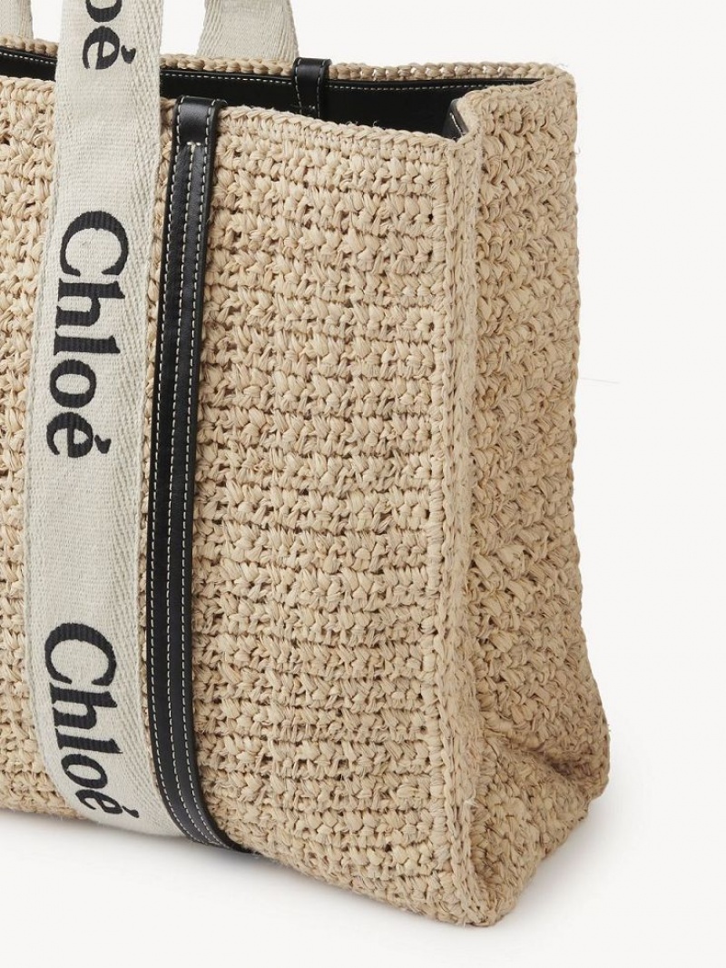 Chloe Medium Woody Toteväska Bruna | CHE-SR13368