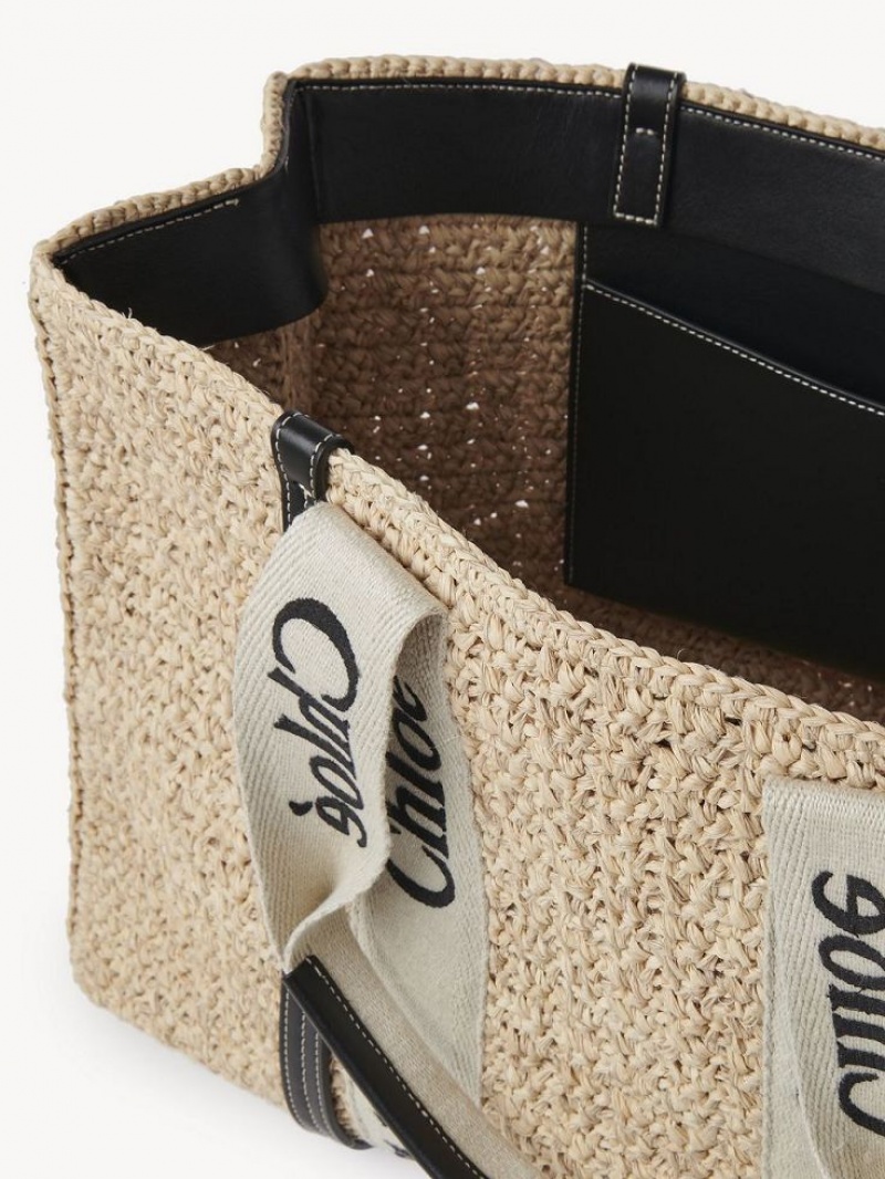 Chloe Medium Woody Toteväska Bruna | CHE-SR13368