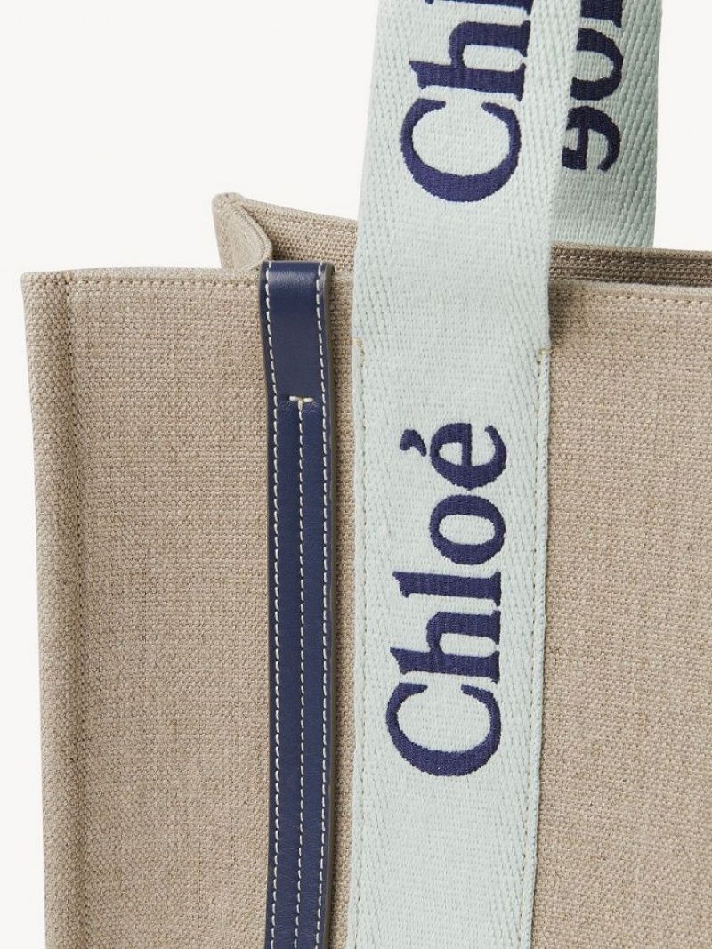 Chloe Medium Woody Toteväska Gröna Blå | CHE-SR13365