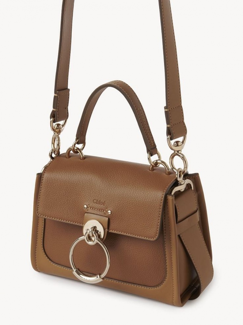 Chloe Mini Tess Day Crossbody Väska Bruna | CHE-SR13599