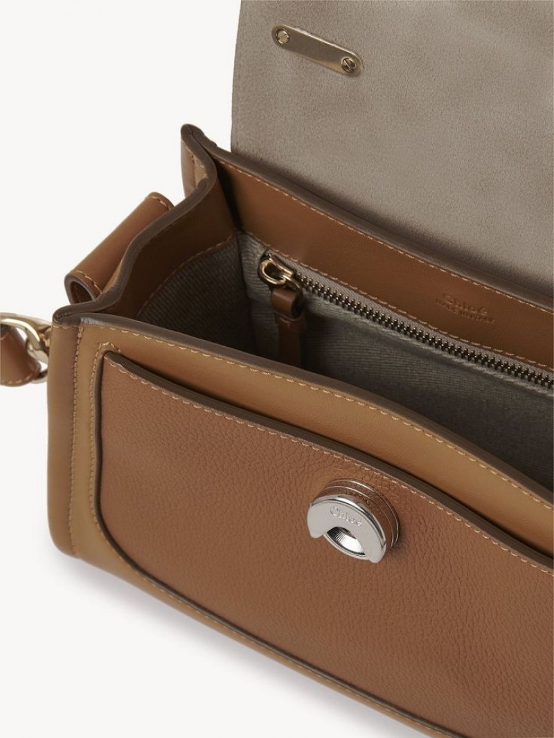 Chloe Mini Tess Day Crossbody Väska Bruna | CHE-SR13599