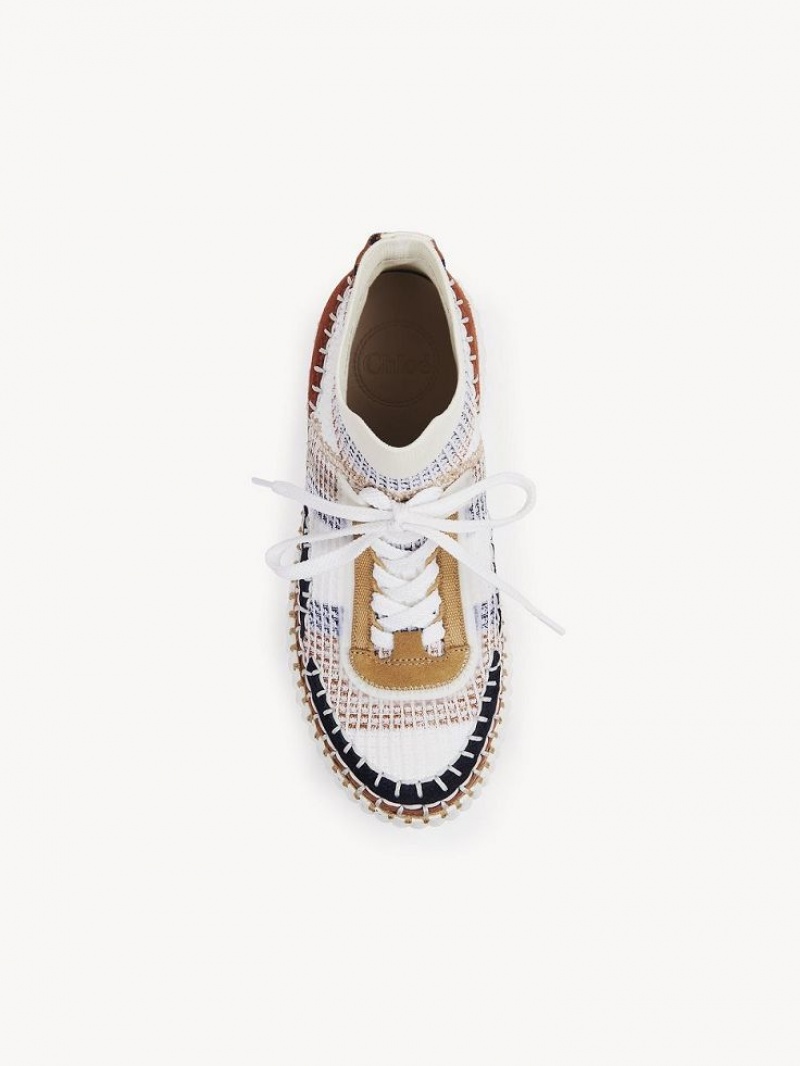 Chloe Nama Kilklack Sneakers Röda Bruna | CHE-SR14187