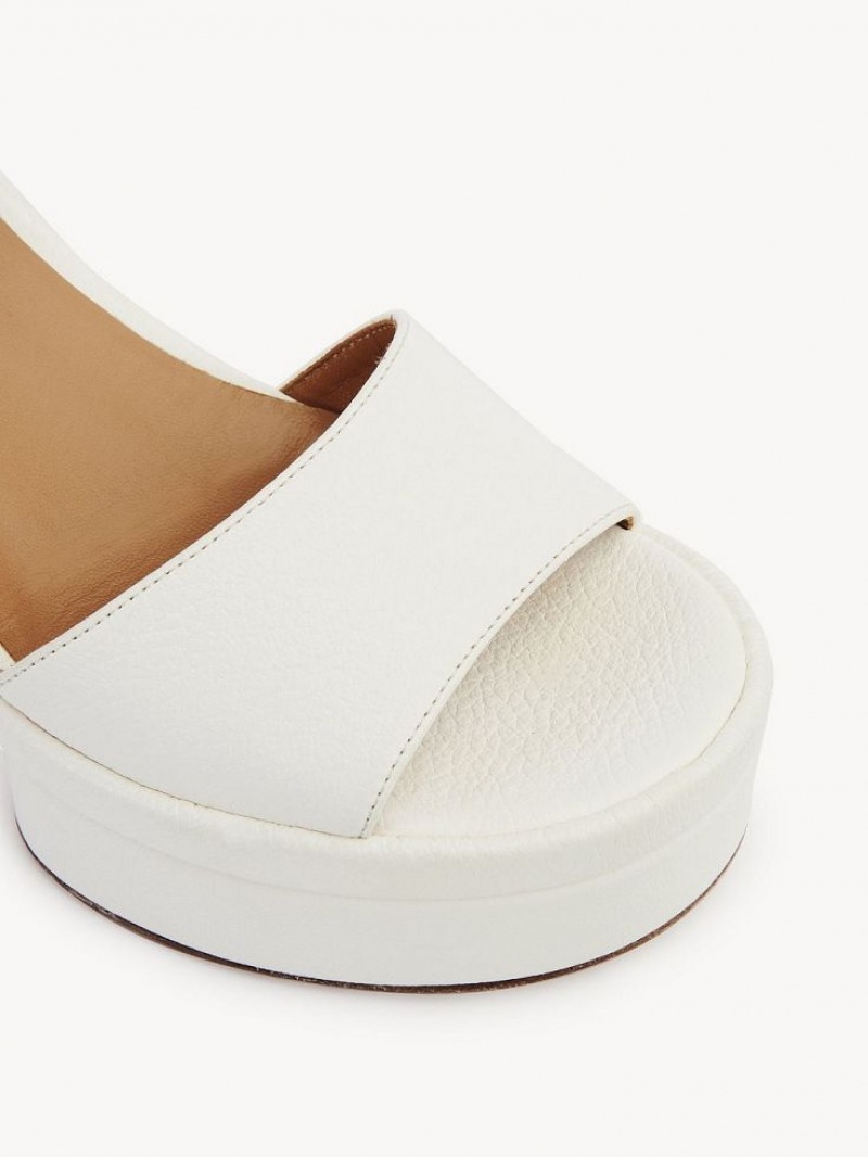 Chloe Odina High-heel Sandaler Vita | CHE-SR14184