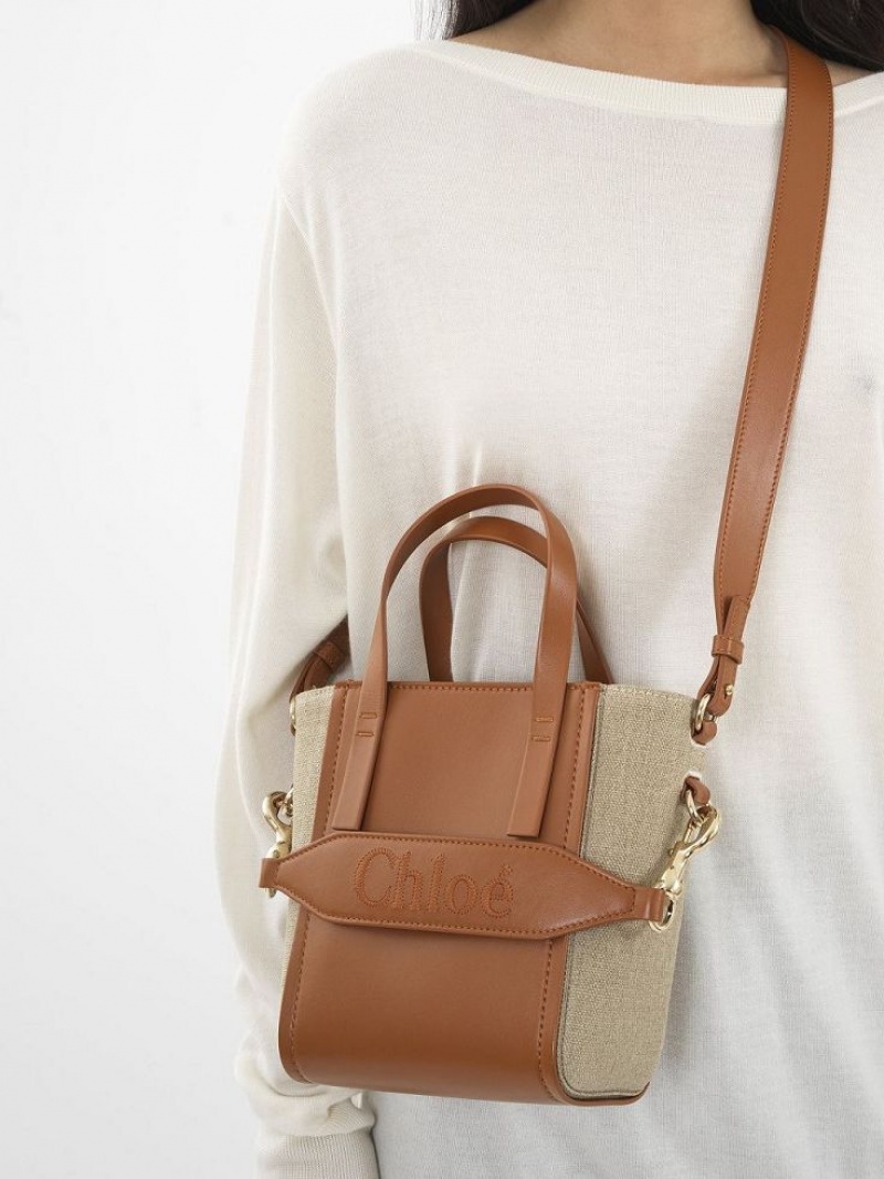 Chloe Sense Small Toteväska Bruna | CHE-SR13285