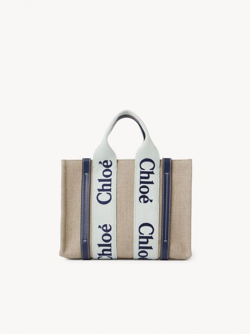 Chloe Small Woody Crossbody Väska Gröna Blå | CHE-SR13568