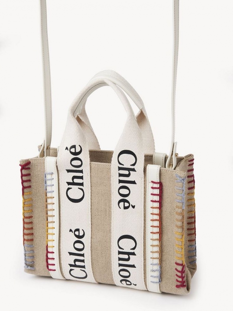 Chloe Small Woody Toteväska Vita | CHE-SR13294